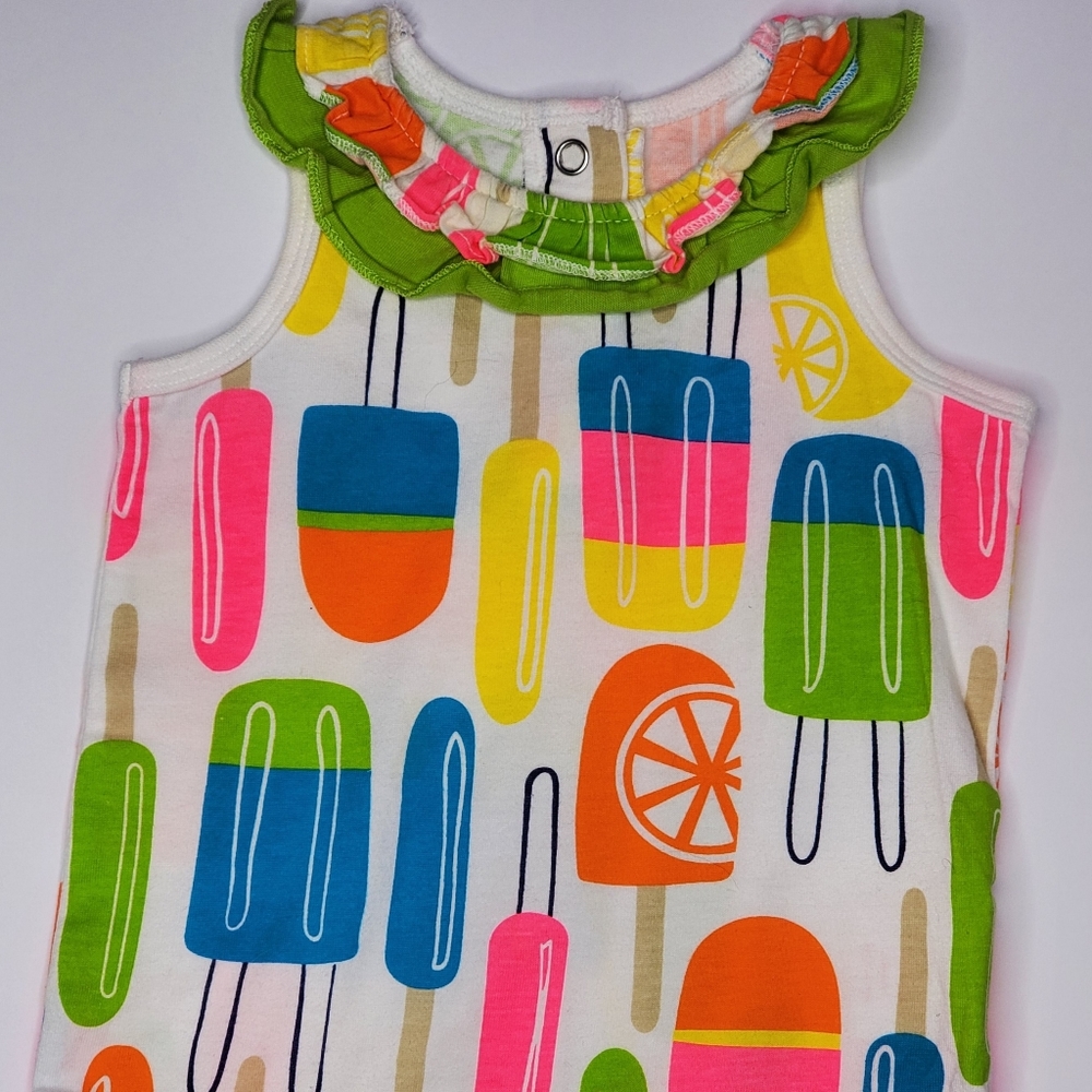 Okie Dokie Neon Popsicle Bodysuit
